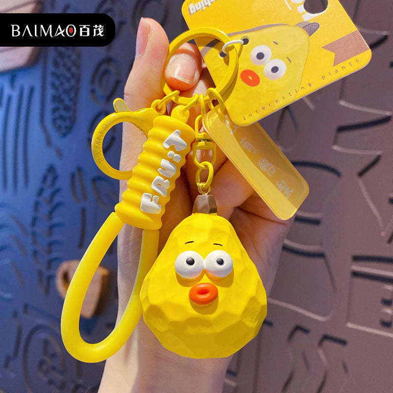 Vegetales y frutas al por mayor Keychains creativos de resina